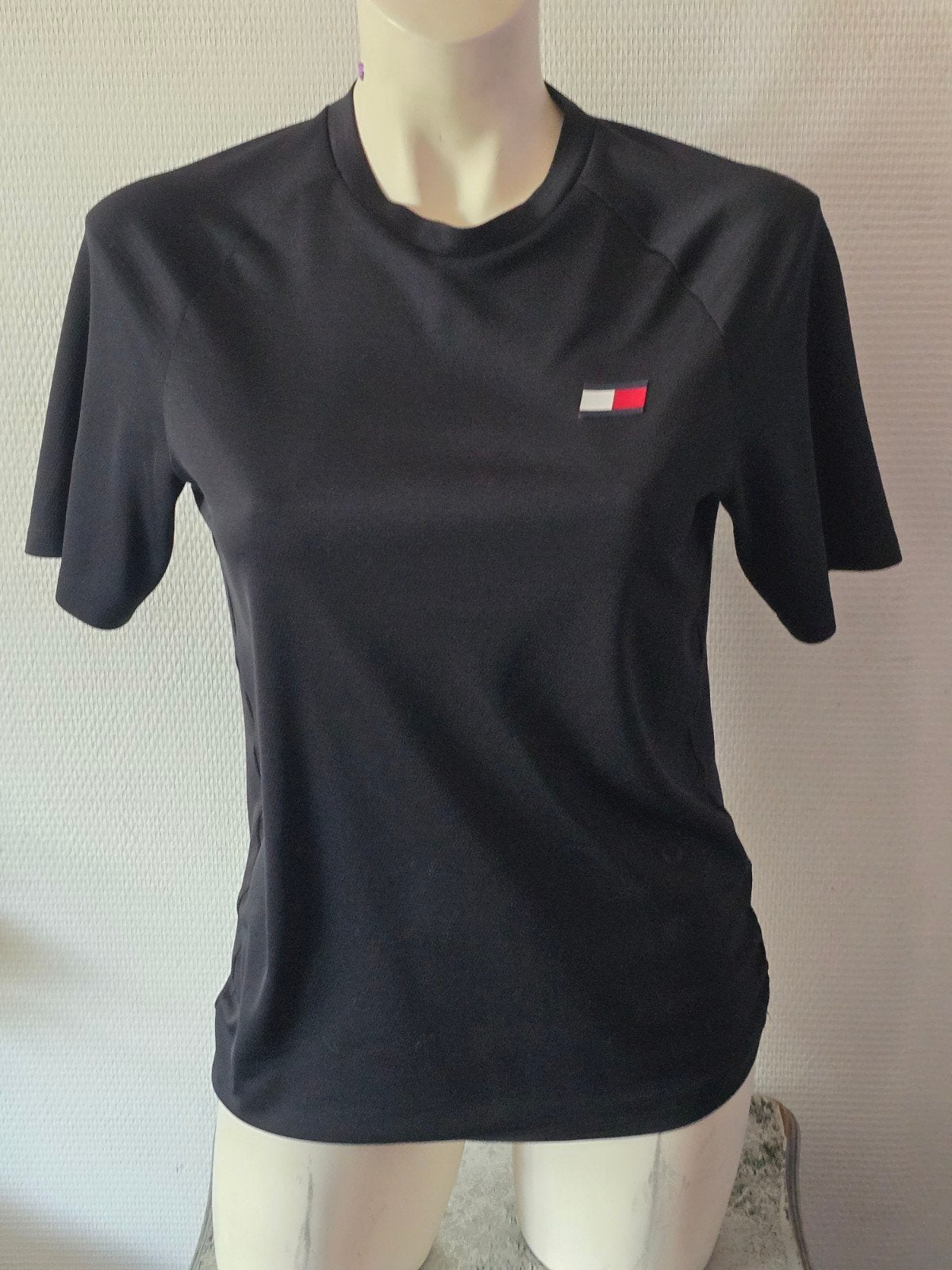 Tommy Sport T-shirt Zwart Maat M, Kleding | Dames, Maat 38/40 (M), Tommy Sport, Zwart, Overige typen
