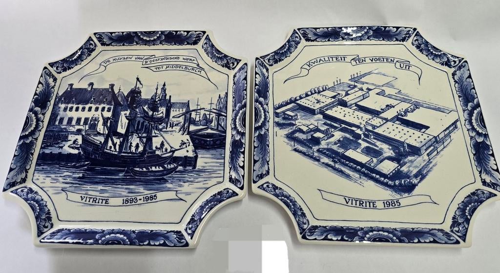 Bordjes van Vitrite, Antiek en Kunst, Antiek | Wandborden en Tegels, Ophalen of Verzenden