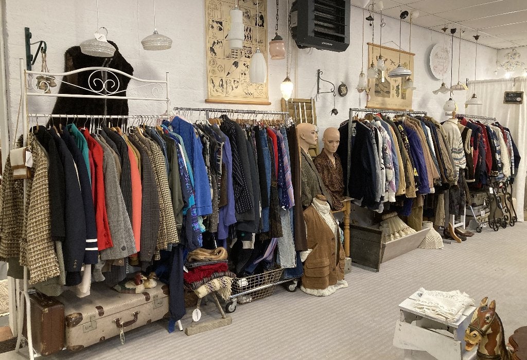 Vintage kleding, tassen & schoenen bij Warenhuis Strant, Vintage, Ophalen, Gedragen
