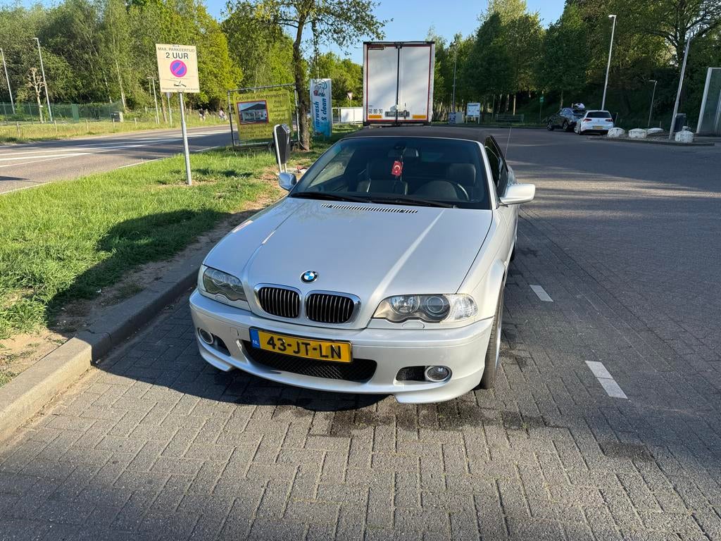 BMW 3-Serie 3.0 CI 330 Cabriolet AUT 2002 Grijs, Auto's, BMW, Automaat, 1595 kg, Cabriolet, 4 stoelen