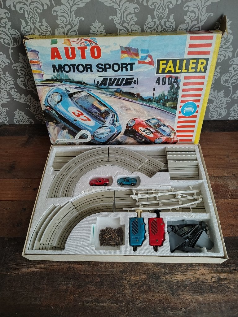 Racebaan 4004/ Porsche GT / Faller AMS/ Slotcar, Kinderen en Baby's, Speelgoed | Racebanen, Ophalen of Verzenden, Gebruikt, Elektrisch