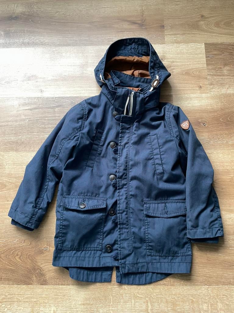 Zomer/herst/lente jas blauw uitneembare bodywarmer maat 116, Kinderen en Baby's, Kinderkleding | Maat 116, Ophalen of Verzenden