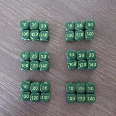 6 sets pokemon dobbelstenen (Professor Juniper Premium tourn, Ophalen of Verzenden, Gebruikt, Overige typen