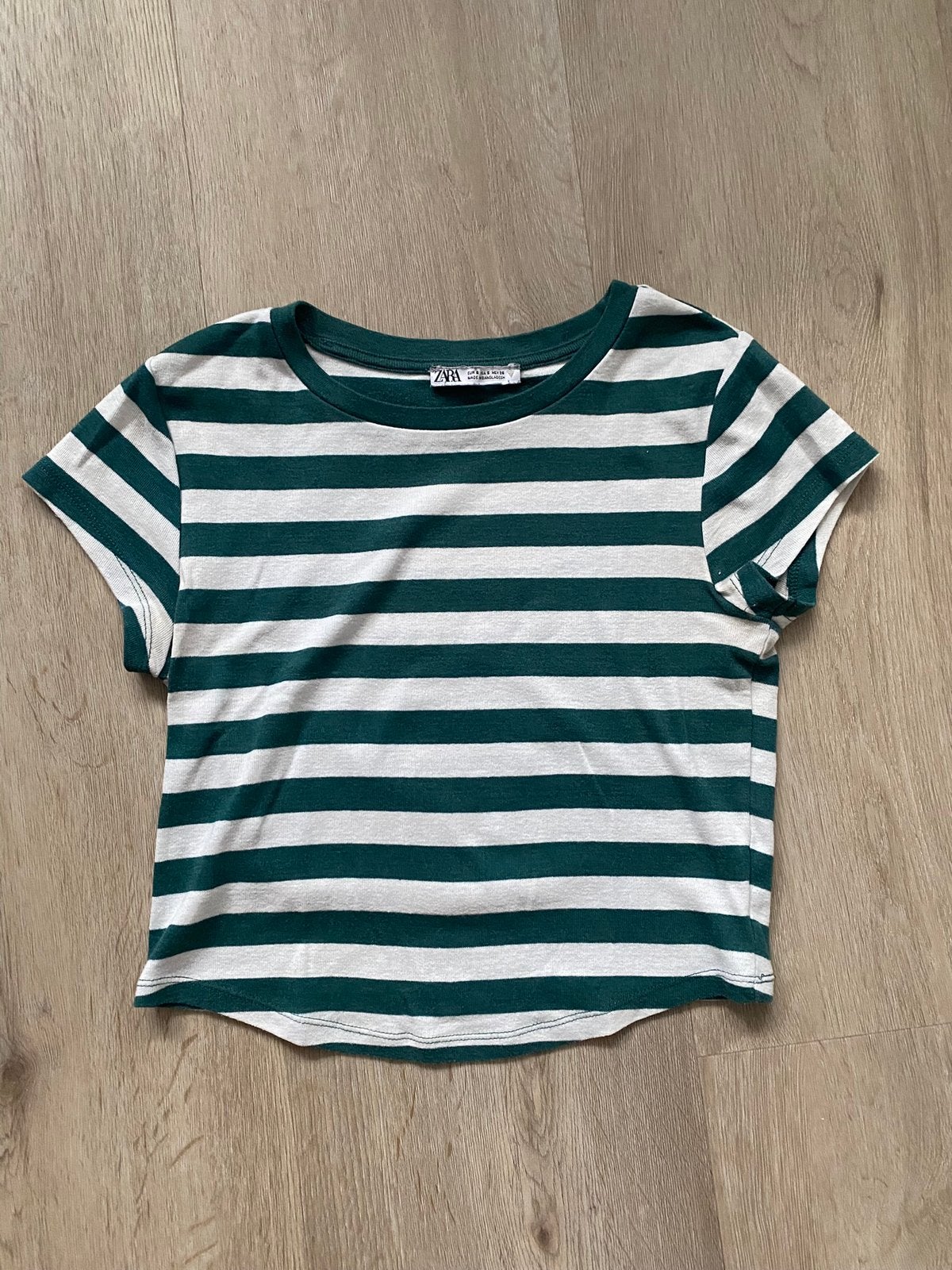 Gestreept shirt van Zara maat S, Ophalen of Verzenden, Korte mouw, Maat 36 (S), Gedragen