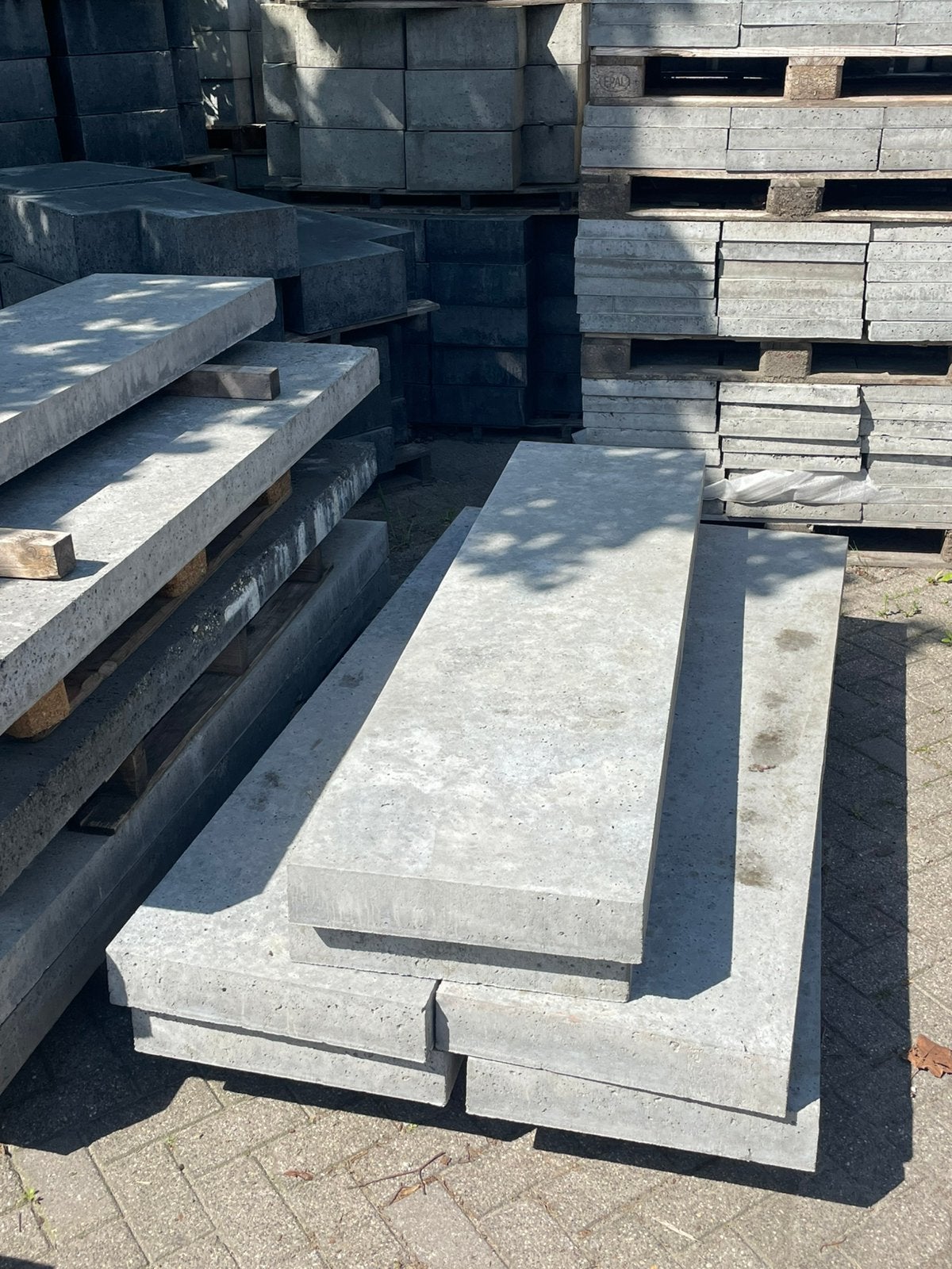 Oud Hollandse tegels 200x50x10 cm Grijs RESTPARTIJ, Ophalen, Nieuw, Beton, Terrastegels