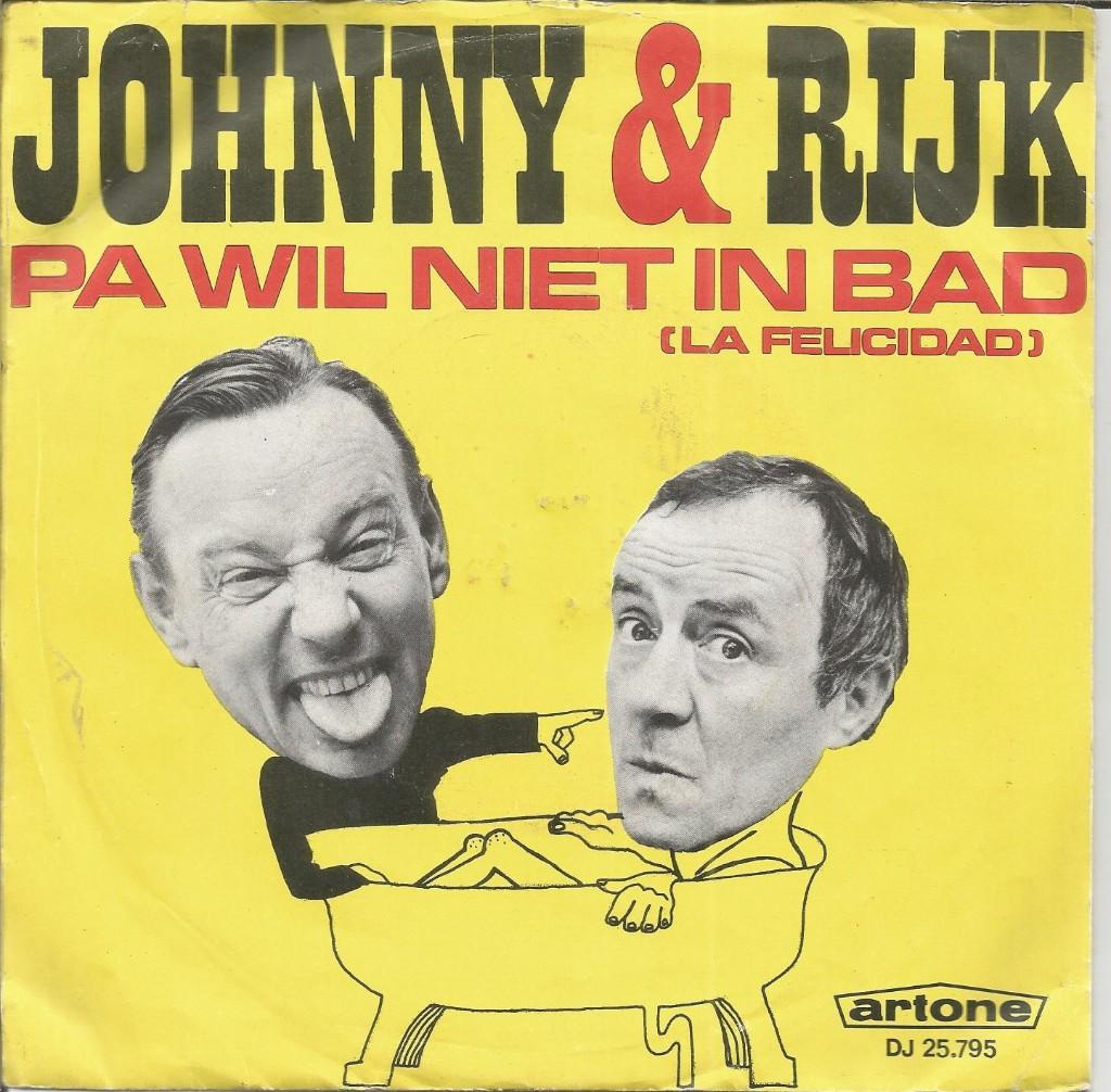 VERKOCHT Johnny & Rijk – Pa Wil Niet In Bad (1968), Gebruikt, Fotohoes, 7 inch, Ophalen of Verzenden