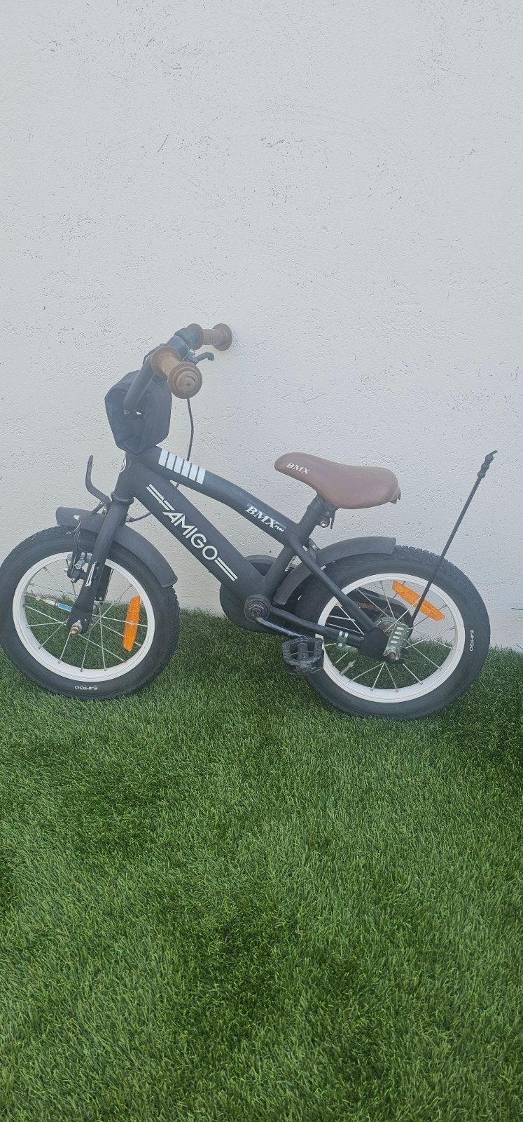 Amigo BMX kinderfiets 14 inch, Ophalen, Terugtraprem, Gebruikt, Minder dan 16 inch