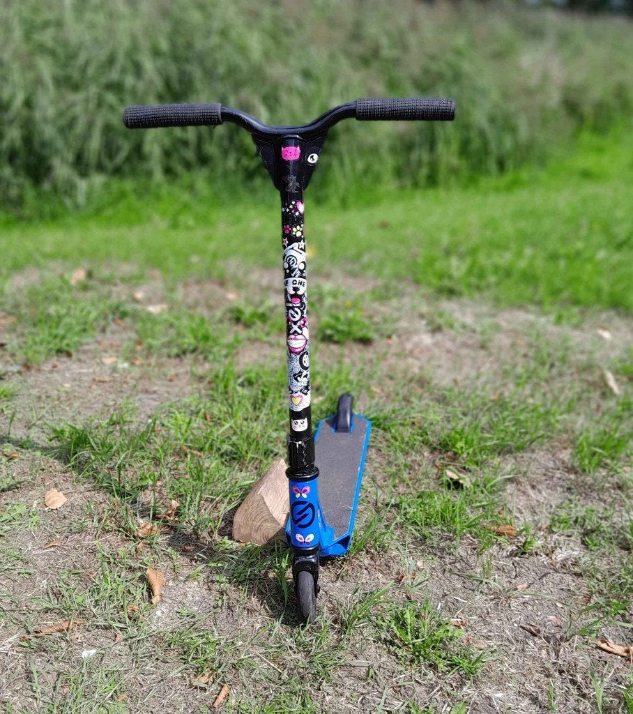 Mooie blauwe Oxelo MF One scooter, Fietsen en Brommers, Steps, Ophalen, Zo goed als nieuw, Gewone step, Oxelo