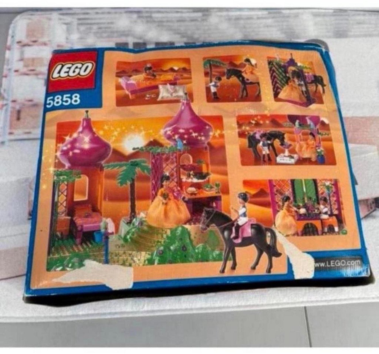LEGO set - The Golden Palace 5858 Gouden paleis Zeldzaam, Gebruikt, Lego, Ophalen of Verzenden, H