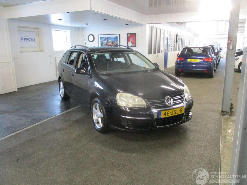 Volkswagen Golf Variant 1.4 TSI Comfortline (bj 2009), Volkswagen, Zwart, Stationwagon, Handgeschakeld