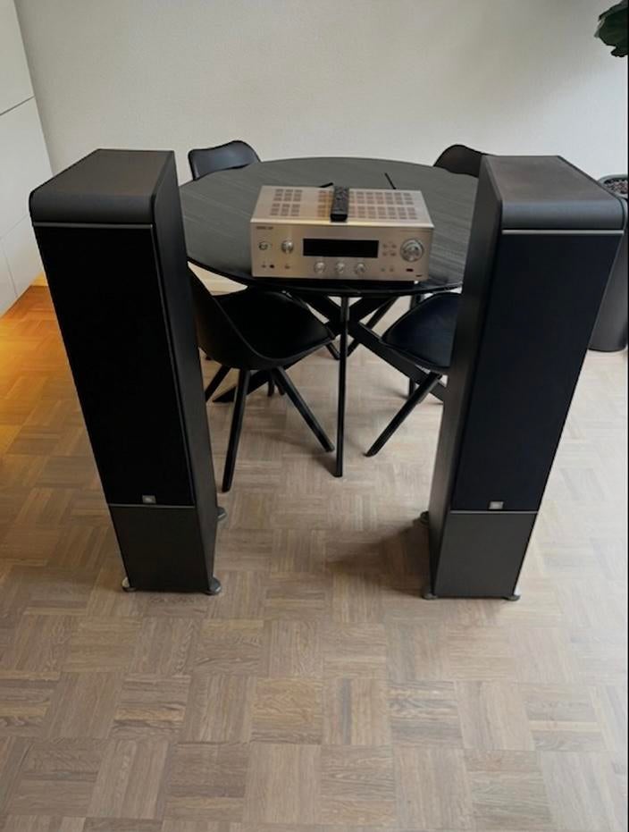 JBL ES80 met Pioneer netwerk stereoreceiver + kabels, Audio, Tv en Foto, Luidsprekers, Ophalen, Gebruikt, JBL, Overige typen