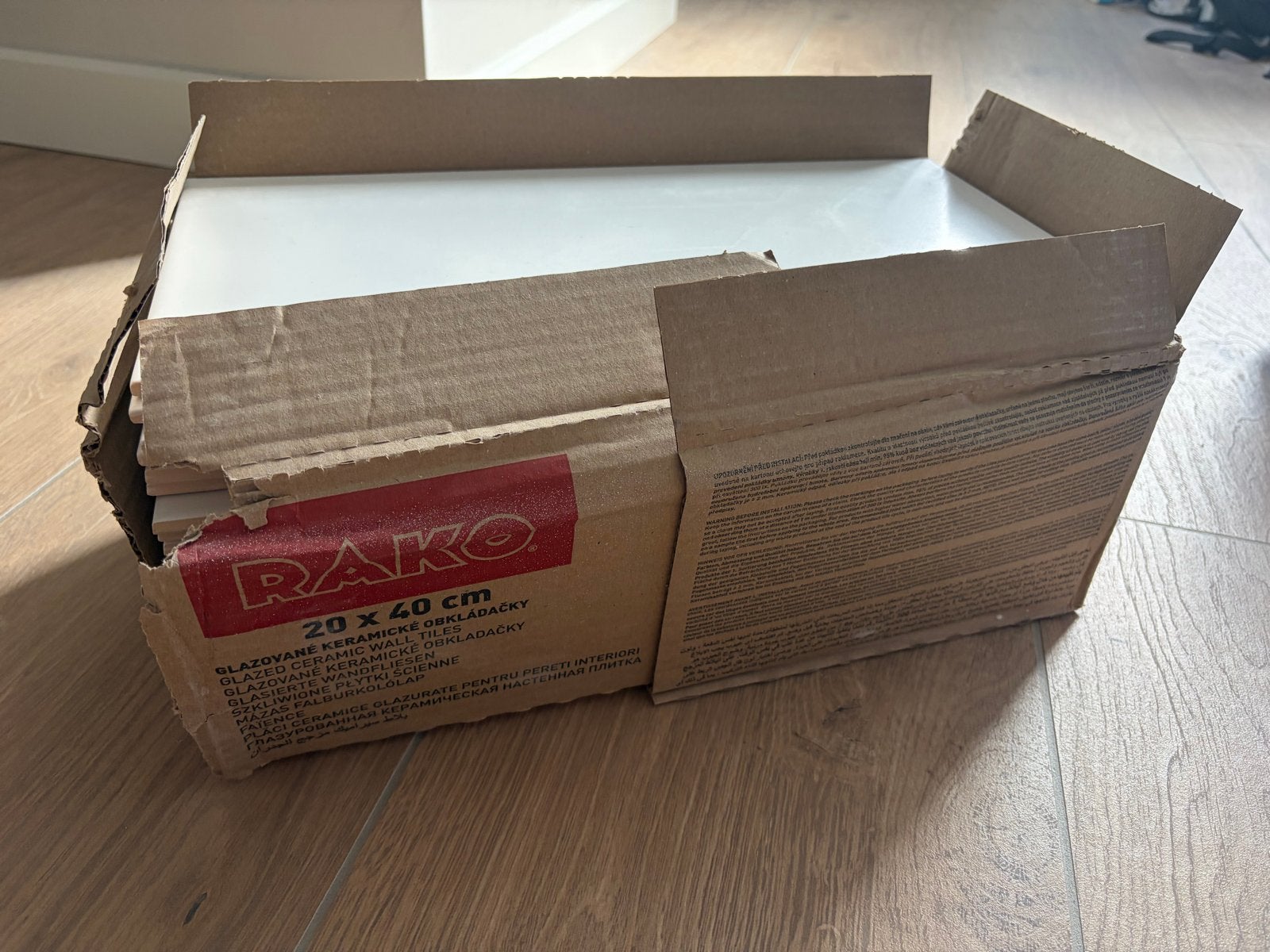 Rako witte matte wandtegels 20x40cm (24 stuks), Ophalen, Nieuw, Minder dan 20 cm, 20 tot 40 cm