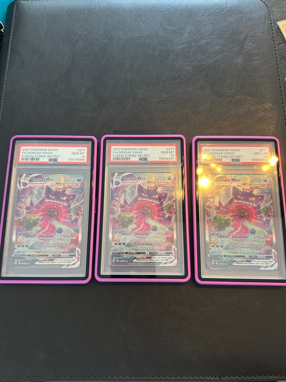 Gengar VMAX 271/264 PSA 10 Fusion Strike, Ophalen, Nieuw, Losse kaart, Foil