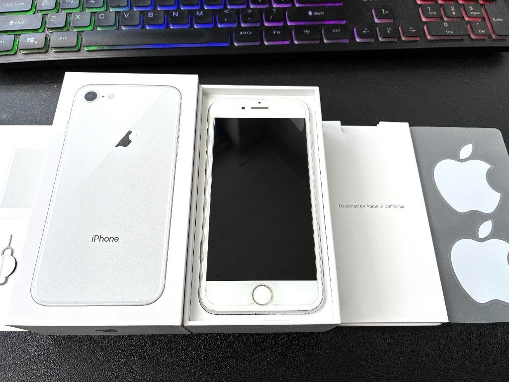 Iphone 8, Telecommunicatie, Mobiele telefoons | Apple iPhone, Gebruikt, Wit, Ophalen of Verzenden, 72 %