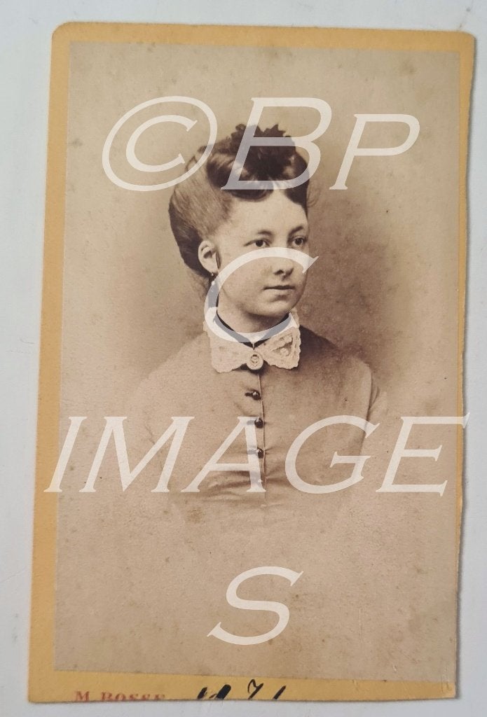 cdv Antje Schimmelpenninck 1874 Den Bosch, Verzenden, Voor 1940, Gebruikt, Foto