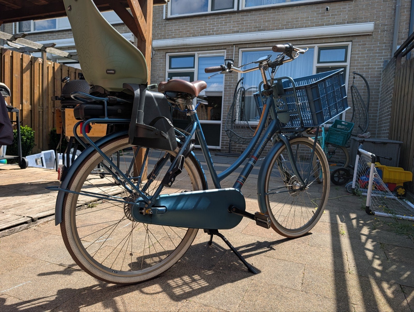 Cortina E-U4, Fietsen en Brommers, Elektrische fietsen, Gebruikt, Cortina, 55 tot 59 cm, 50 km per accu of meer, Ophalen