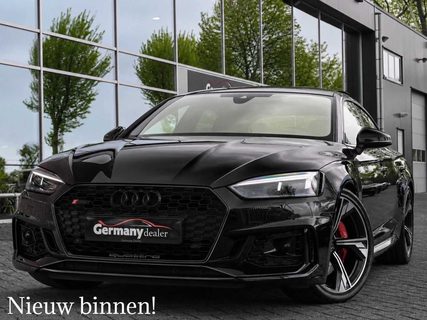 Audi RS5 Sportback 2.9TFSI 450pk Quattro Black optic RS-Zete, Auto's, Audi, Automaat, Gebruikt, Zwart, 451 pk