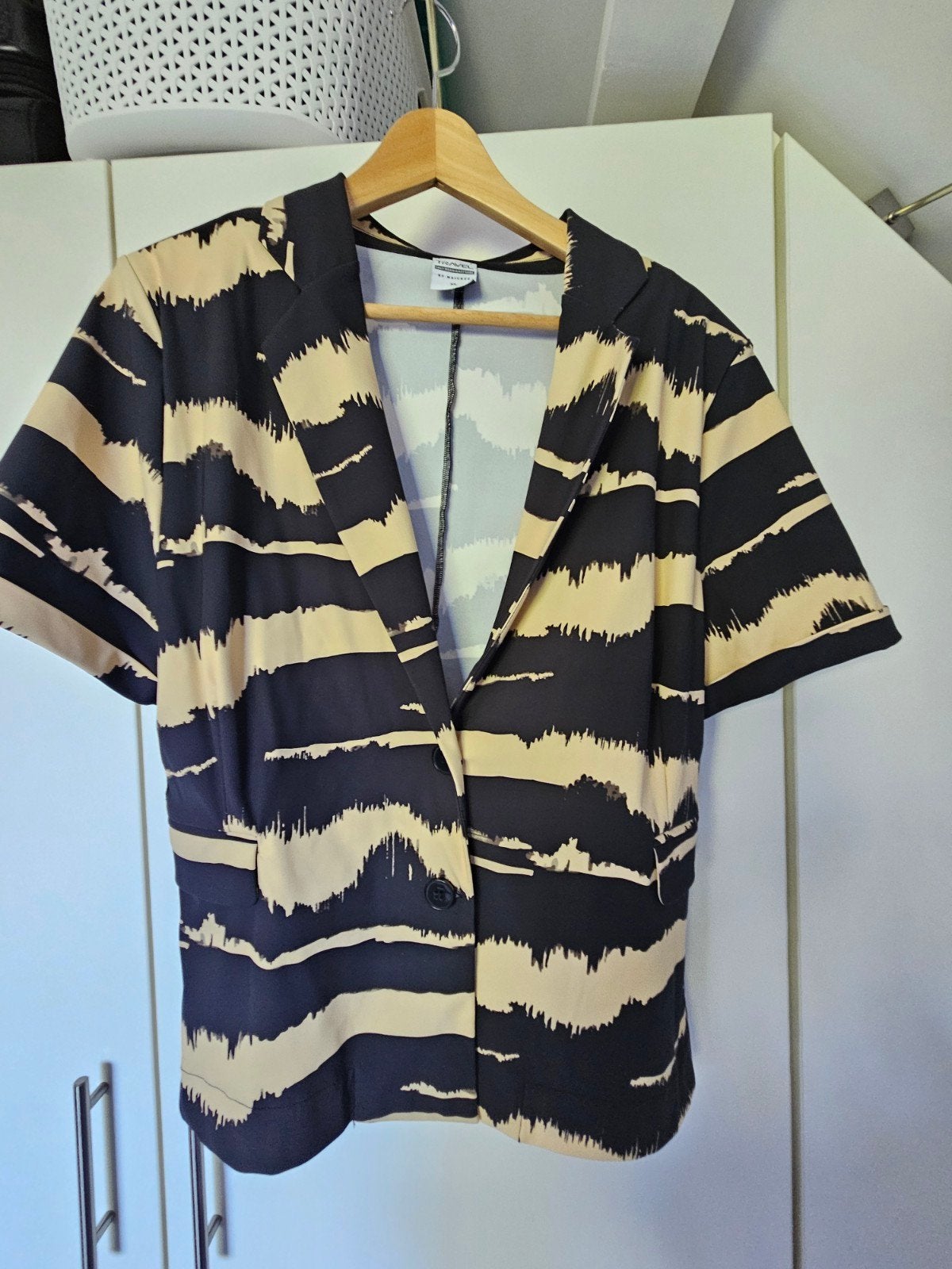 Zomer blazer, Kleding | Dames, Zwart, Maat 46/48 (XL) of groter, Ophalen of Verzenden, Zo goed als nieuw