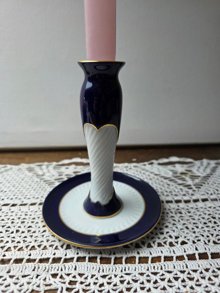 Zsolnay porseleinen kandelaar, Ophalen of Verzenden, Keramiek of Aardewerk