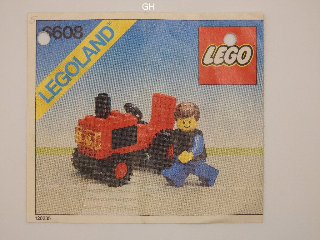 Lego 6608 Vintage Tractor, Compleet, Gebruikt, Lego, Ophalen of Verzenden