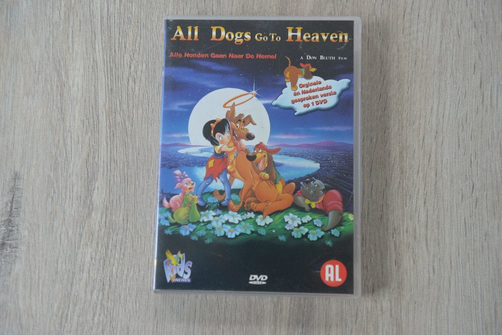 ALL DOGS GO TO HEAVEN // ALLE HONDEN GAAN NAAR DE HEMEL, Cd's en Dvd's, Tekenfilm, Verzenden, Zo goed als nieuw, Alle leeftijden