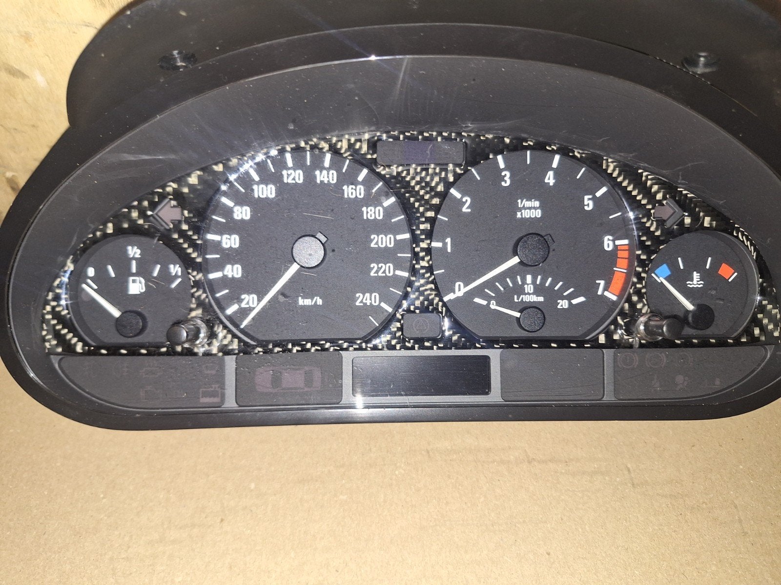 bmw e46 carbon km teller, Auto-onderdelen, Ophalen, BMW