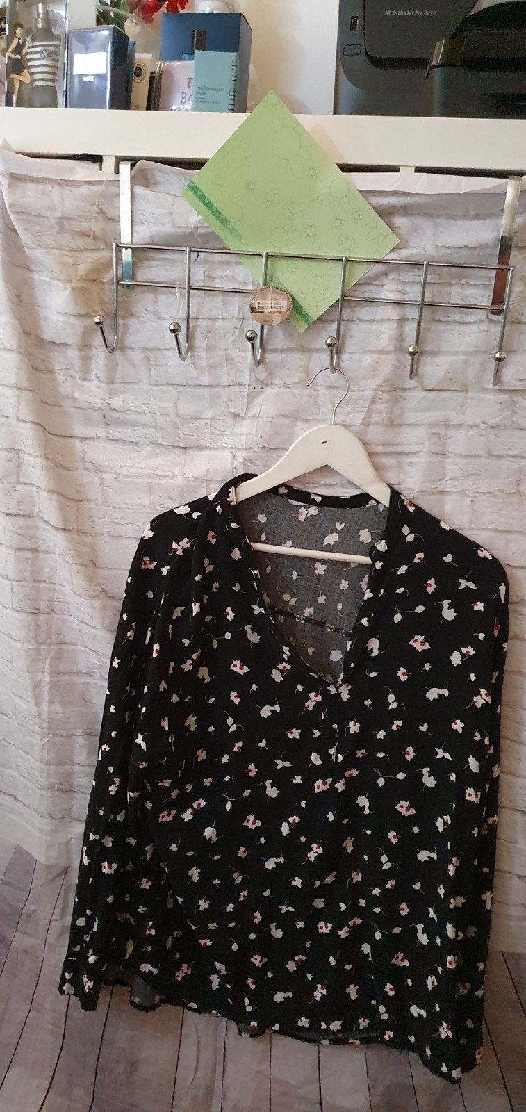 Nieuwe Bonita blouse met bloemenprint, Verzenden, Nieuw, Zwart