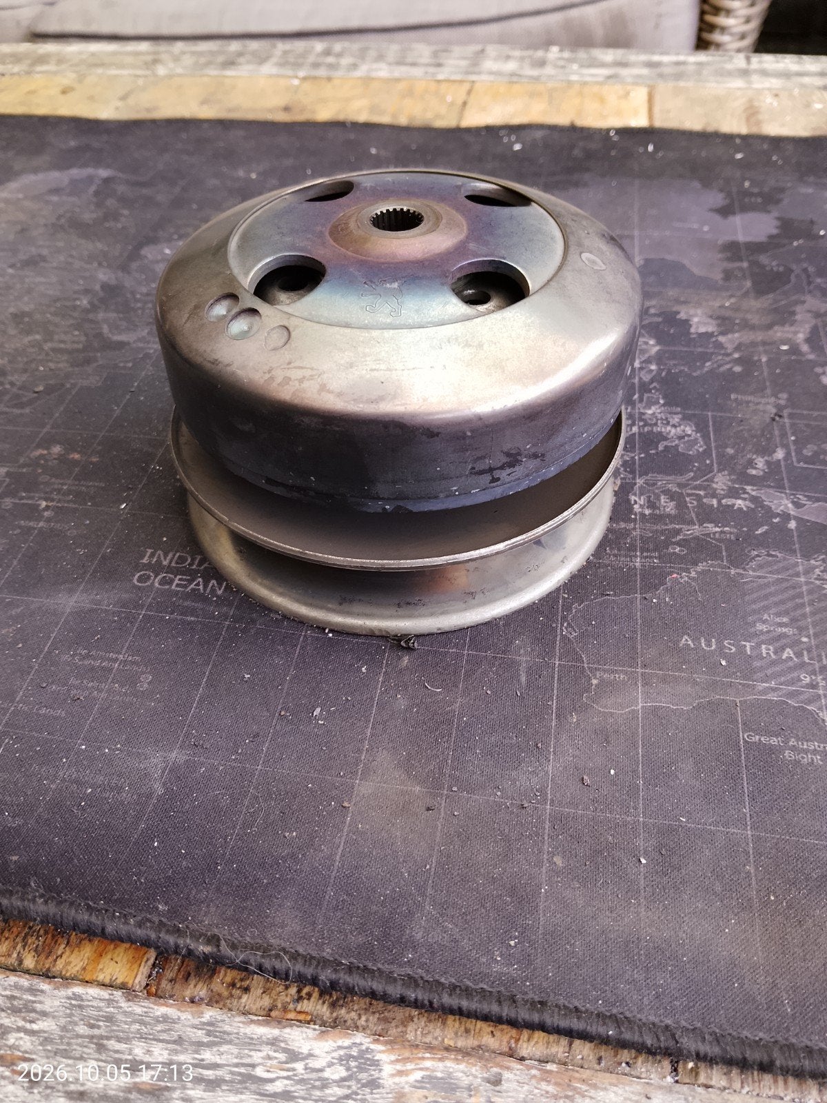 Originele Peugeot Koppeling Verticaal (Rode Drukveer), Fietsen en Brommers, Ophalen of Verzenden, Gebruikt, Overige typen
