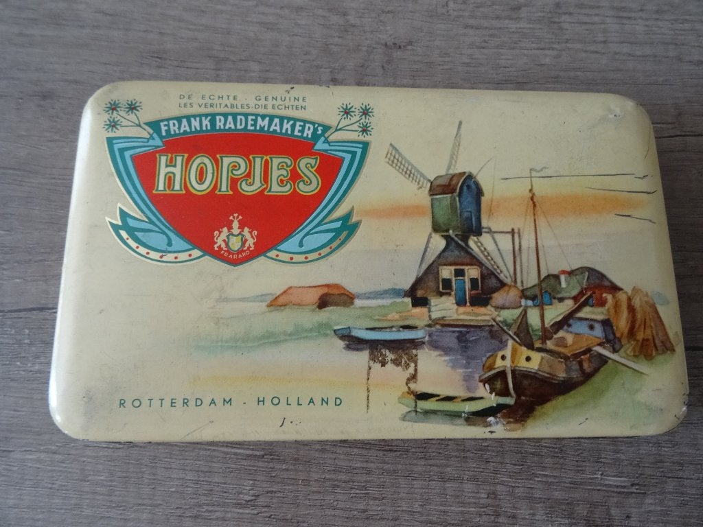 Antiek oud blik Frank Rademaker Hopjes Rotterdam, Ophalen, Gebruikt, Overige, Overige merken