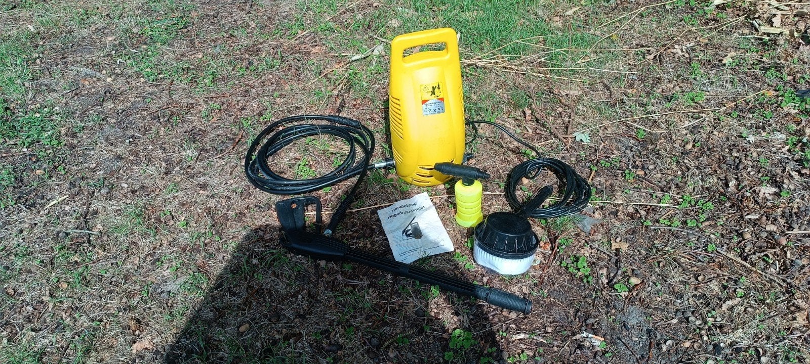 Hogedruk reiniger 50 cm hg compleet. is nog nieuw !!, Ophalen of Verzenden, Nieuw, Elektrisch, Met autostop en -start