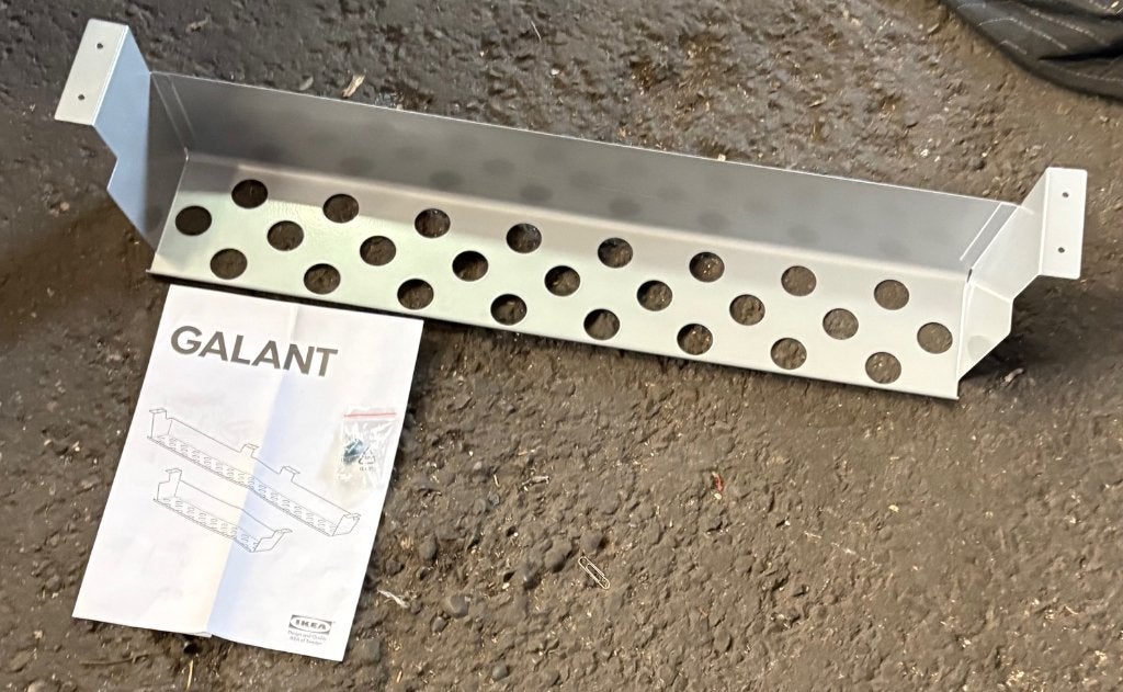 10 stuks kabelgoot IKEA Galant 79 cm, Ophalen, Metaal, Kabelgoot, Nieuw