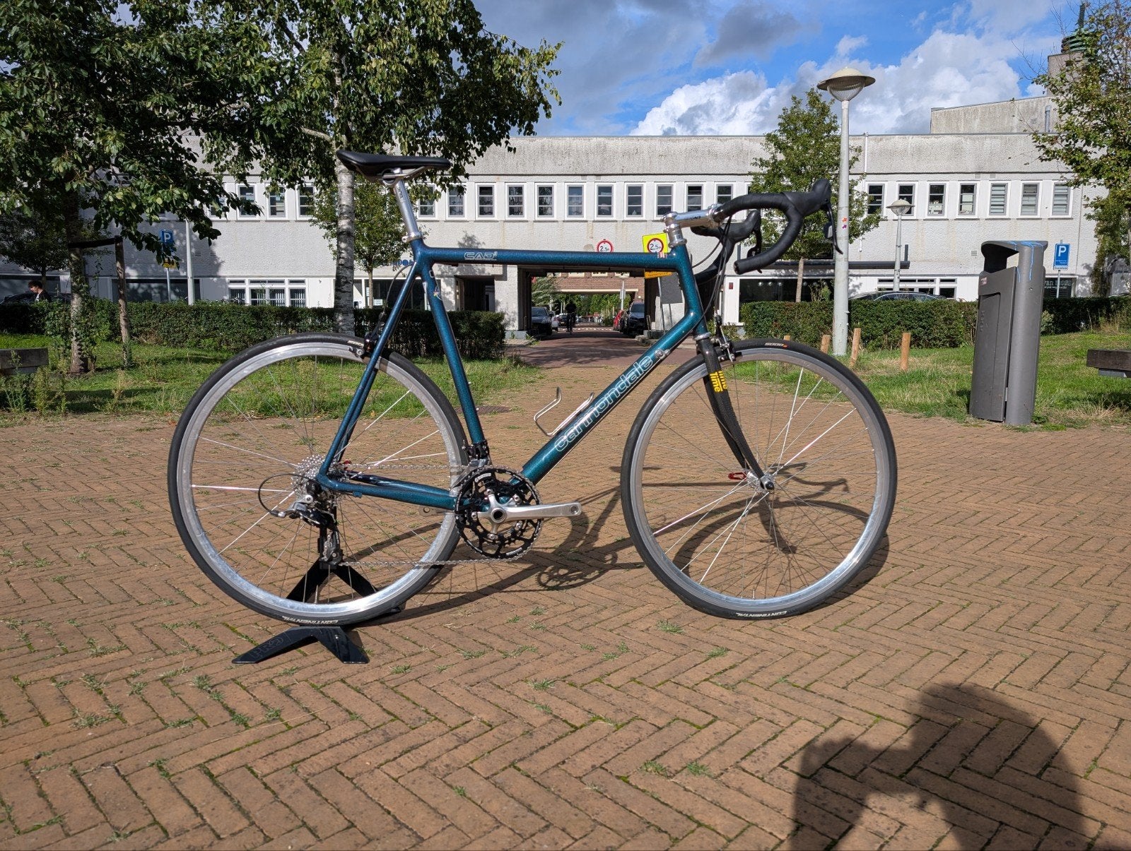 Cannondale CAAD3 racefiets - 63cm frame, SRAM Rival, Fietsen en Brommers, 28 inch, Gebruikt, Aluminium, 61 tot 65 cm