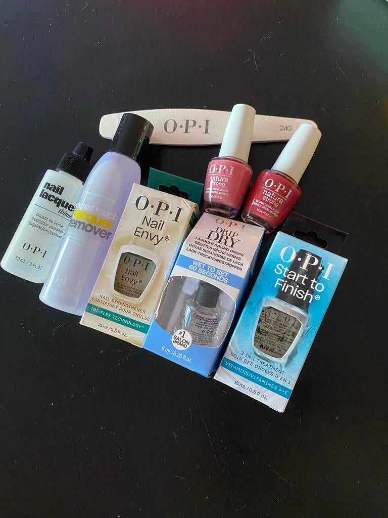 Grote OPI nagelverzorgingsset met lakken en tools, Overige kleuren, Nieuw, Ophalen of Verzenden, Handen en Nagels