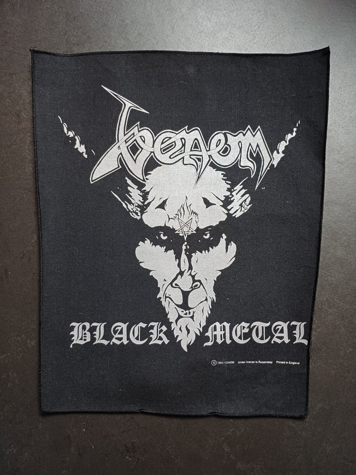Venom Black Metal Back Patch - Nieuw, Origineel uit Engeland, Ophalen of Verzenden, Nieuw, Venom