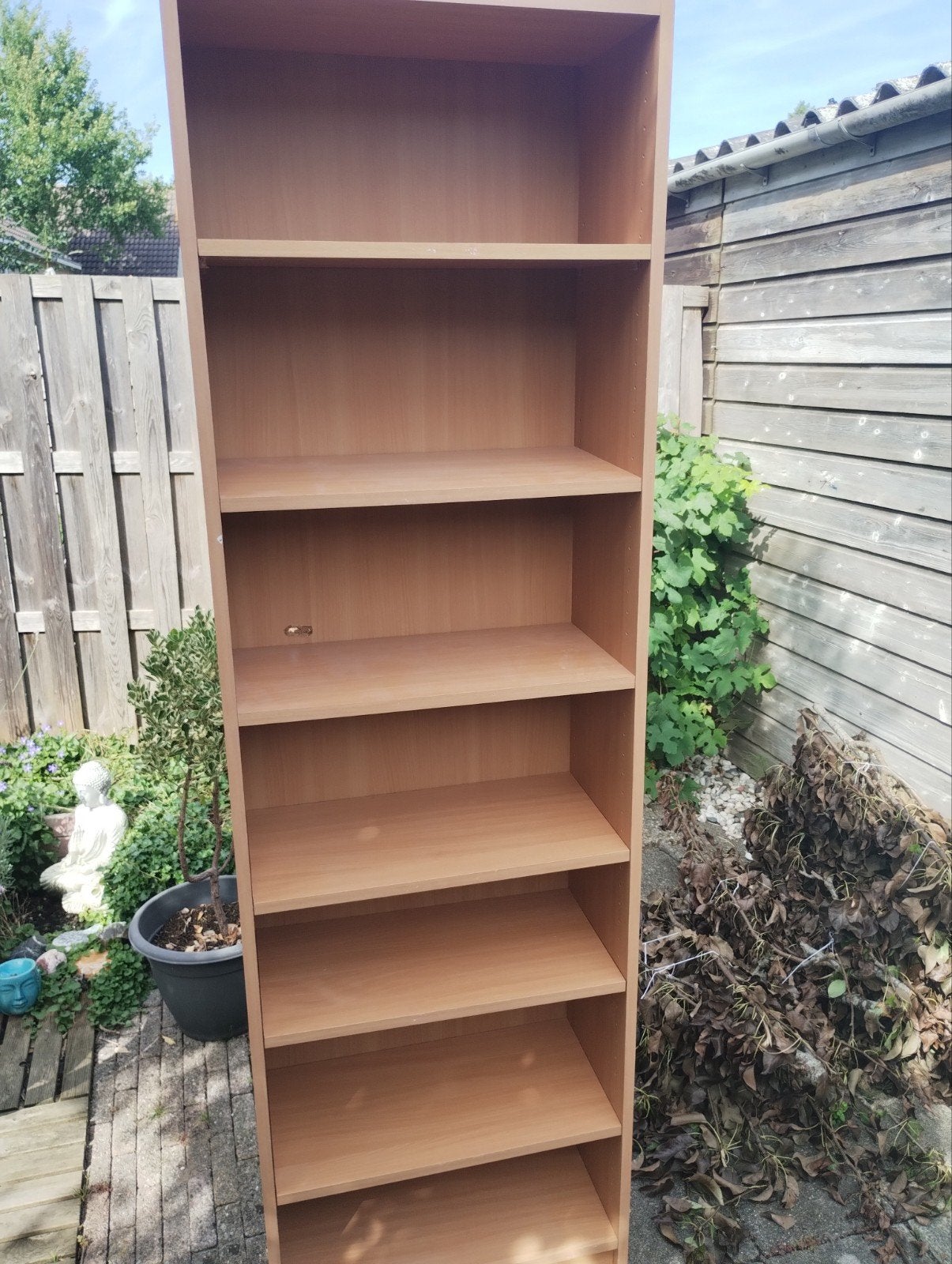 Boekenkast met Verstelbare Planken, 2 meter, Ophalen, Met plank(en), Gebruikt, 200 cm of meer