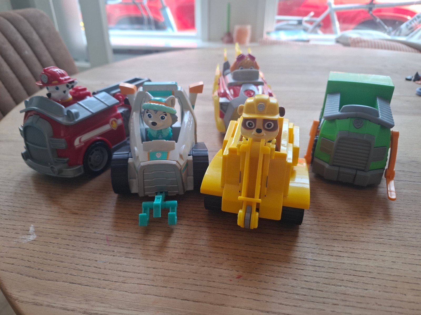 Paw Patrol Voertuigen Set - 5 Stuks, Ophalen, Gebruikt