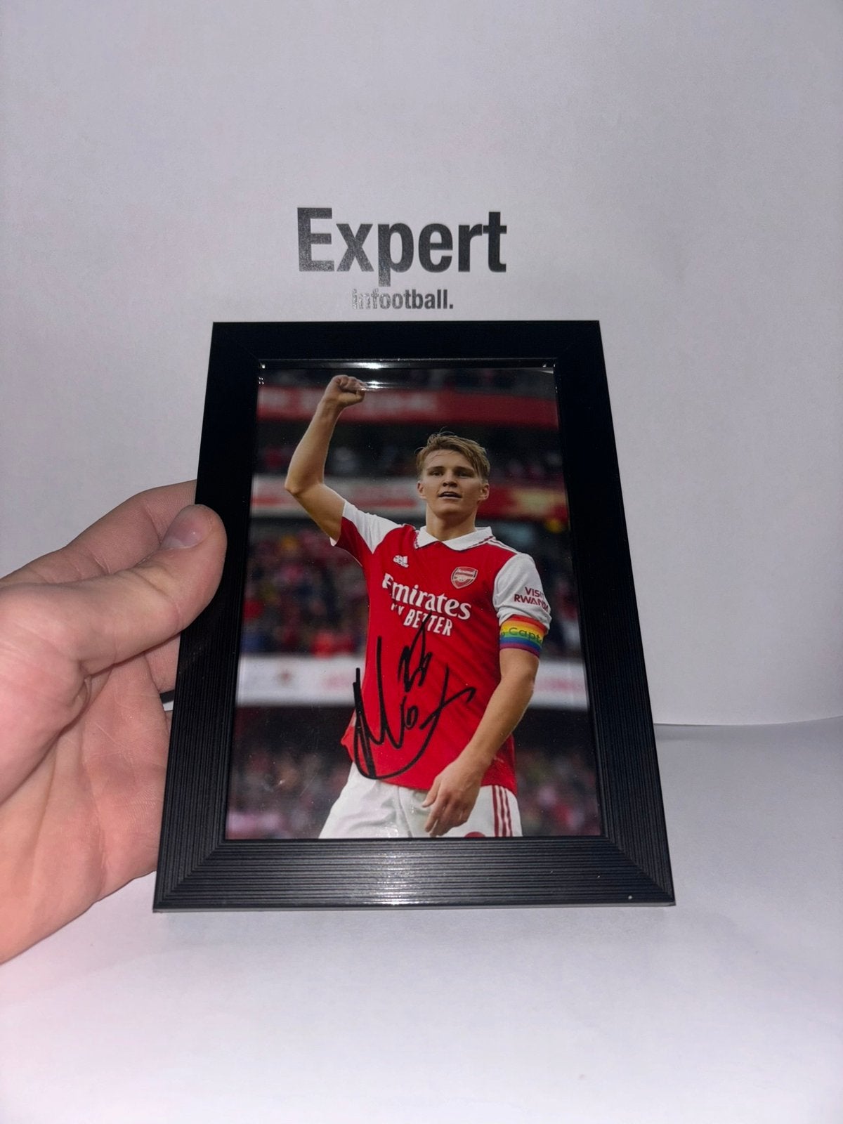 Ødegaard gesigneerde foto ingelijst - Arsenal, Ophalen of Verzenden, Nieuw, Buitenlandse clubs, Spelerskaart