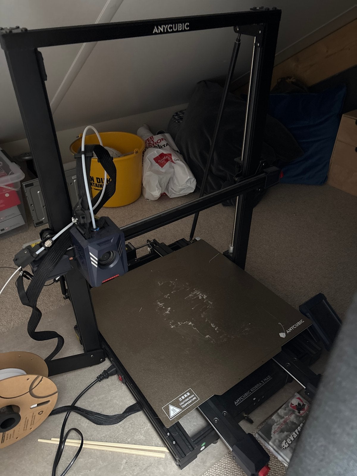 Anycubic Kobra 2 Max 3D Printer - Groot Bouwvolume, Ophalen, Ingebouwde Wi-Fi, Zo goed als nieuw, Filament