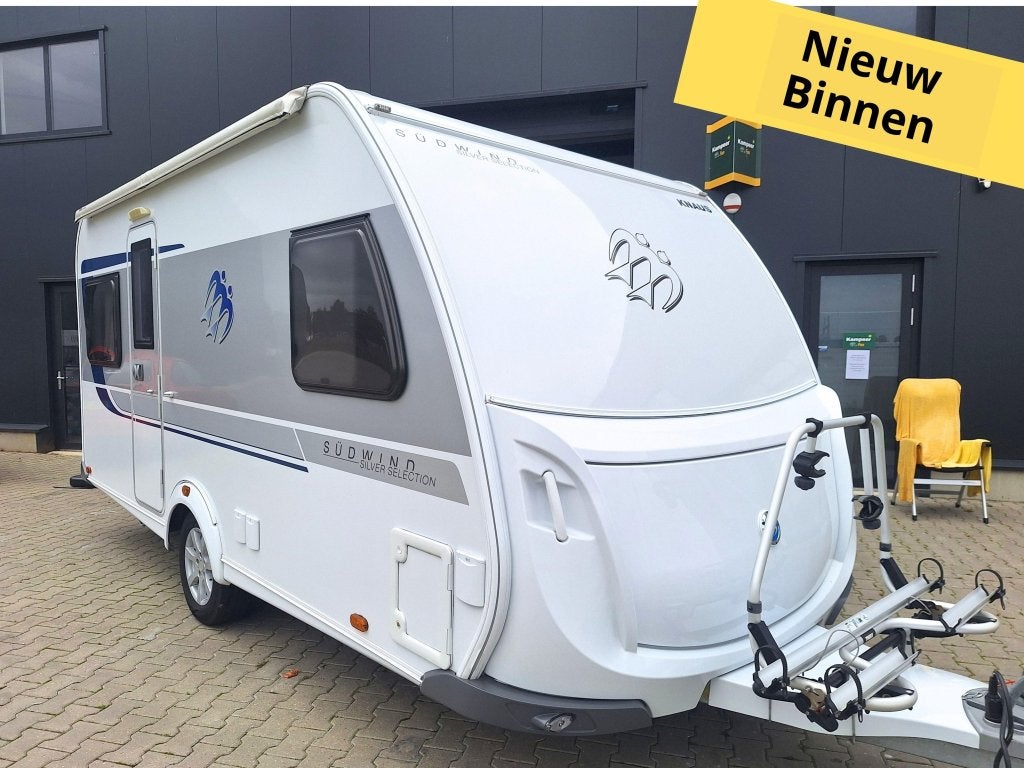 Knaus Sudwind Silver Selection 450 FU Mover + Airco + Meer, Caravans en Kamperen, Rondzit, Bedrijf, Luifel, Overige typen