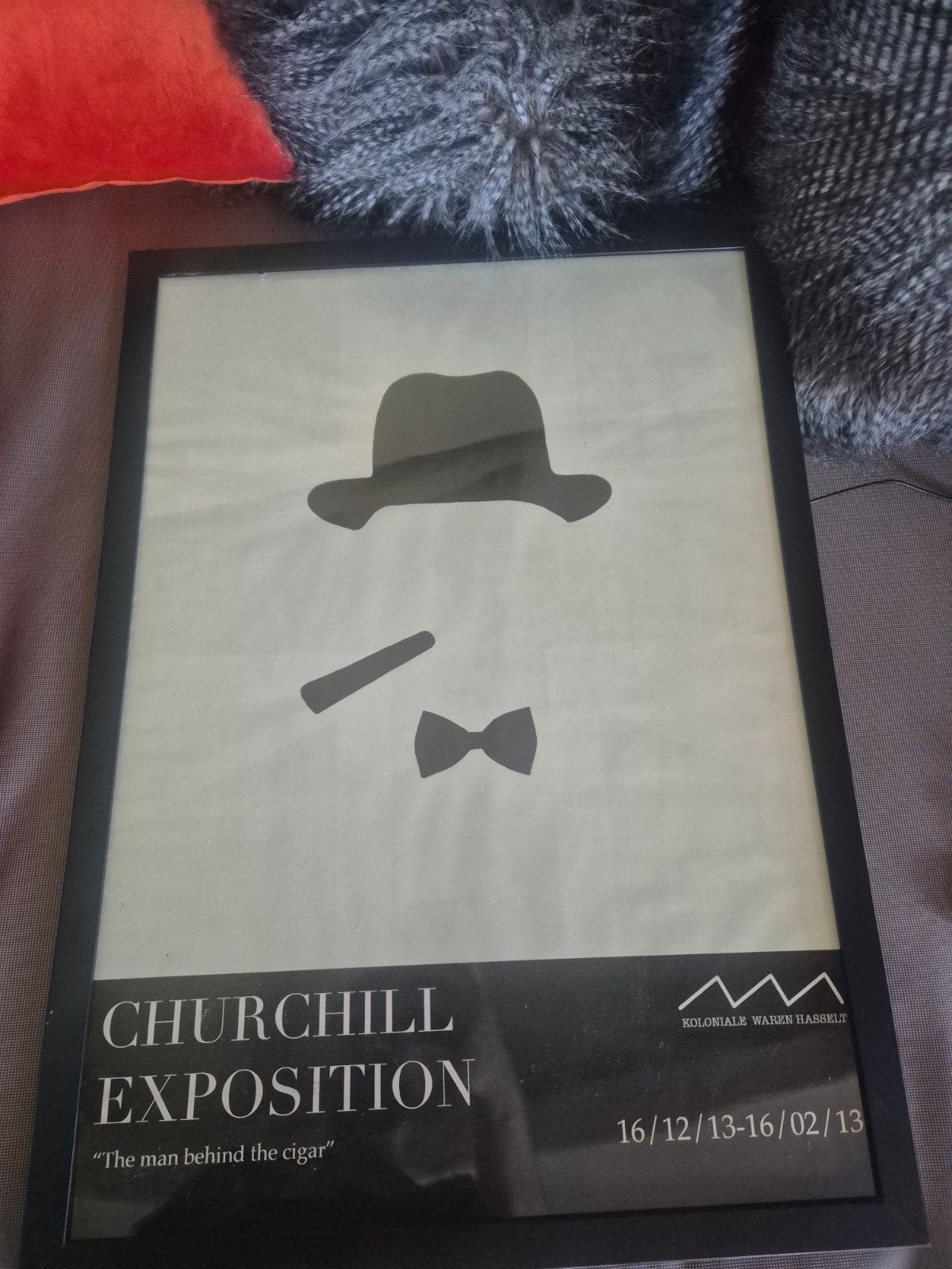 vintage zeldzame Churchill poster, Ophalen of Verzenden
