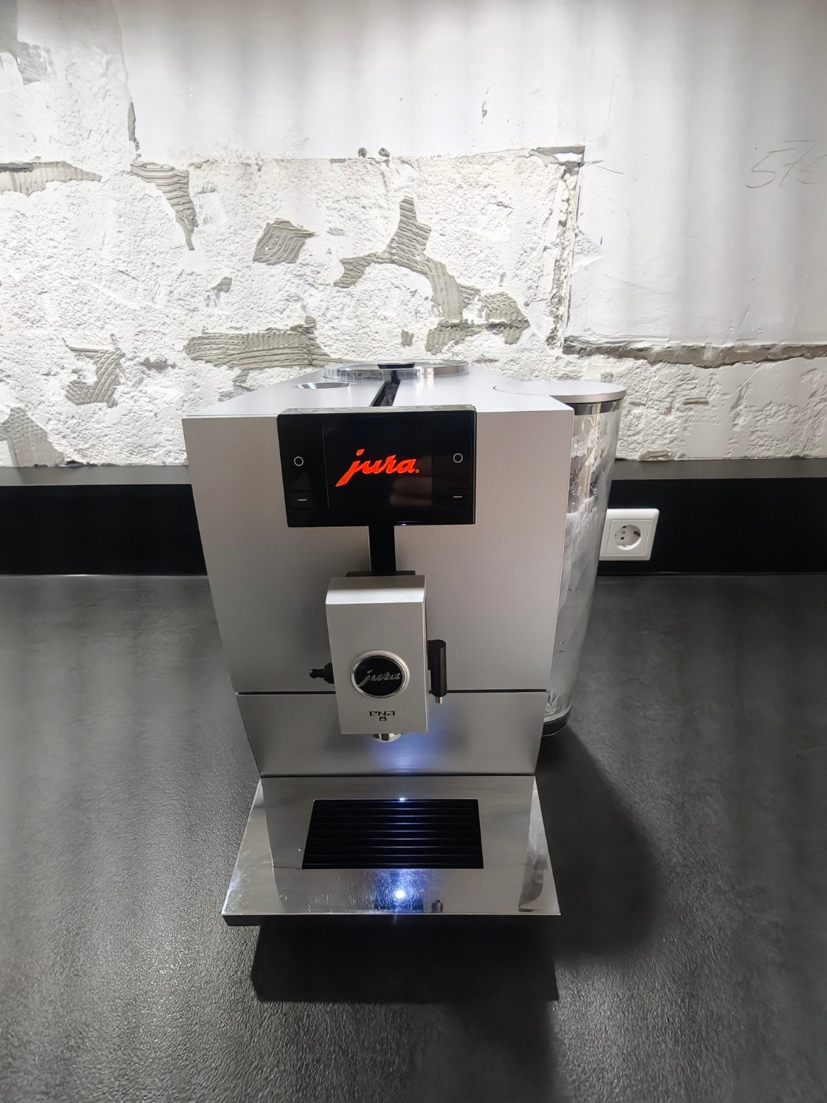 Jura ena 8, Koffiemachine, Zo goed als nieuw, Afneembaar waterreservoir, Koffiebonen