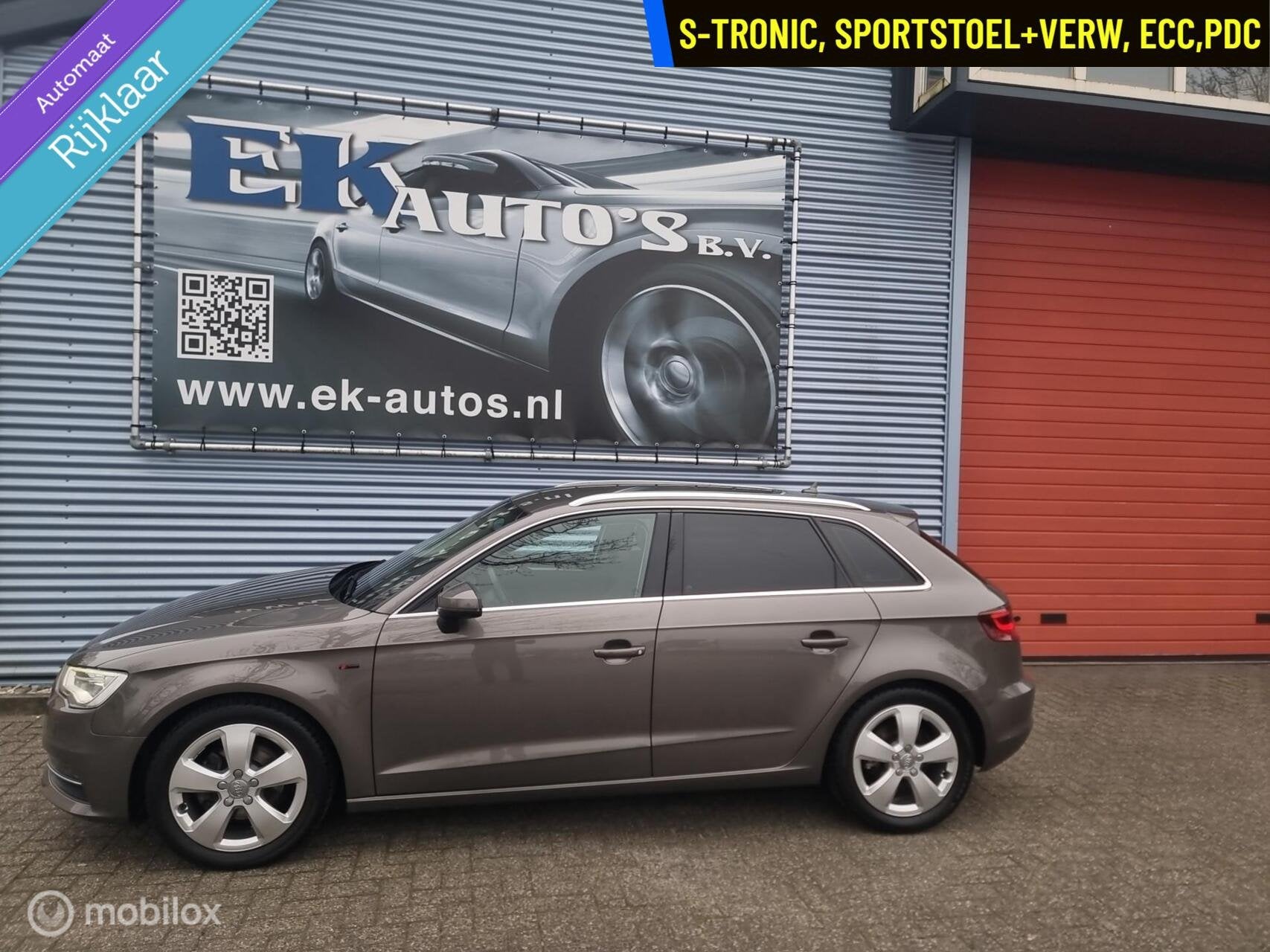 Audi A3 Sportback 1.4 TFSI Ambition Pro-Line, S-Tronic., Auto's, Audi, Euro 5, Gebruikt, 122 pk, 650 kg