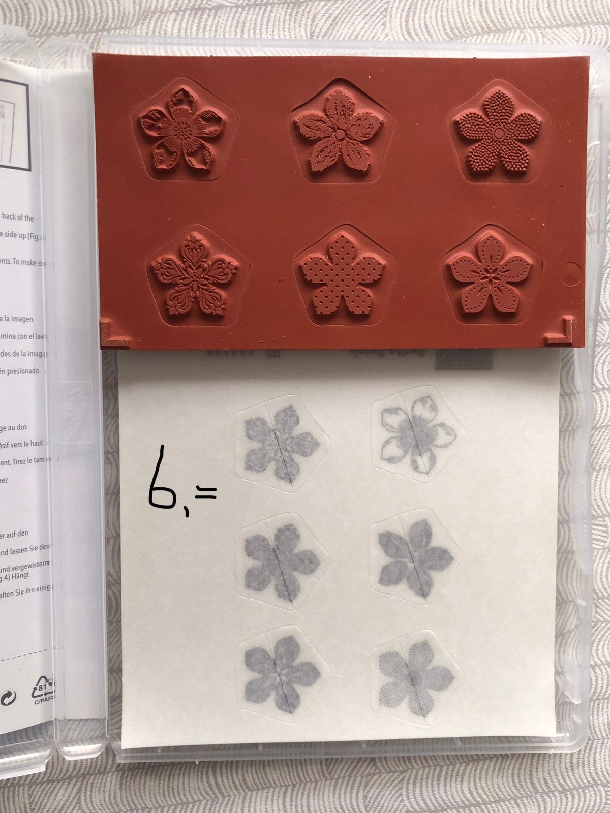 Stempels stampin up nw petite petals, Hobby en Vrije tijd, Ophalen of Verzenden, Nieuw