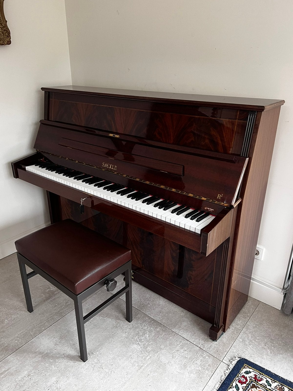 Sauter piano, Ophalen, Gebruikt, Bruin