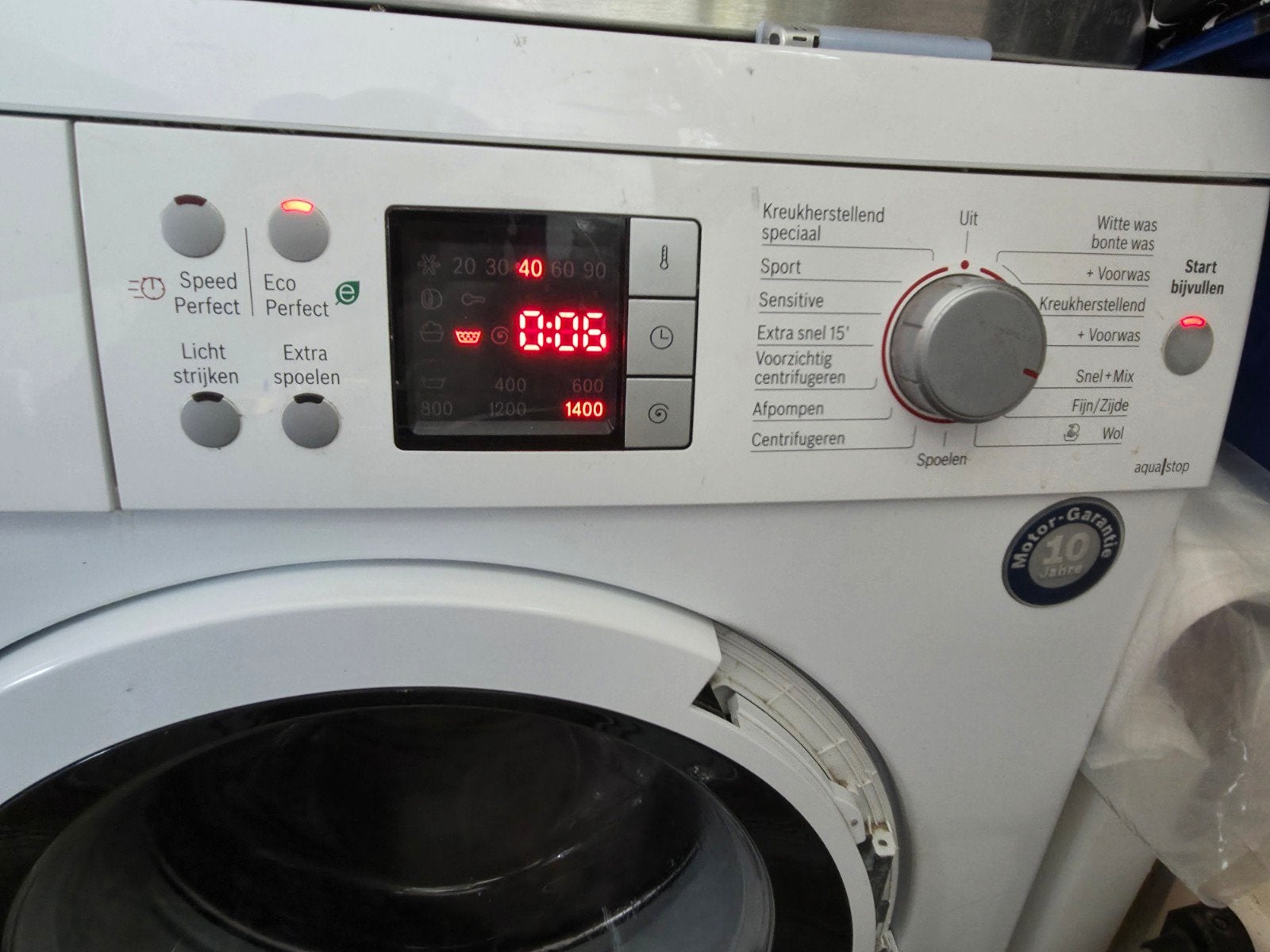 Wasmachine Bosch Logixx 8 Werkende staat, Witgoed en Apparatuur, Wasmachines, Ophalen, Gebruikt, 1200 tot 1600 toeren, 85 tot 90 cm