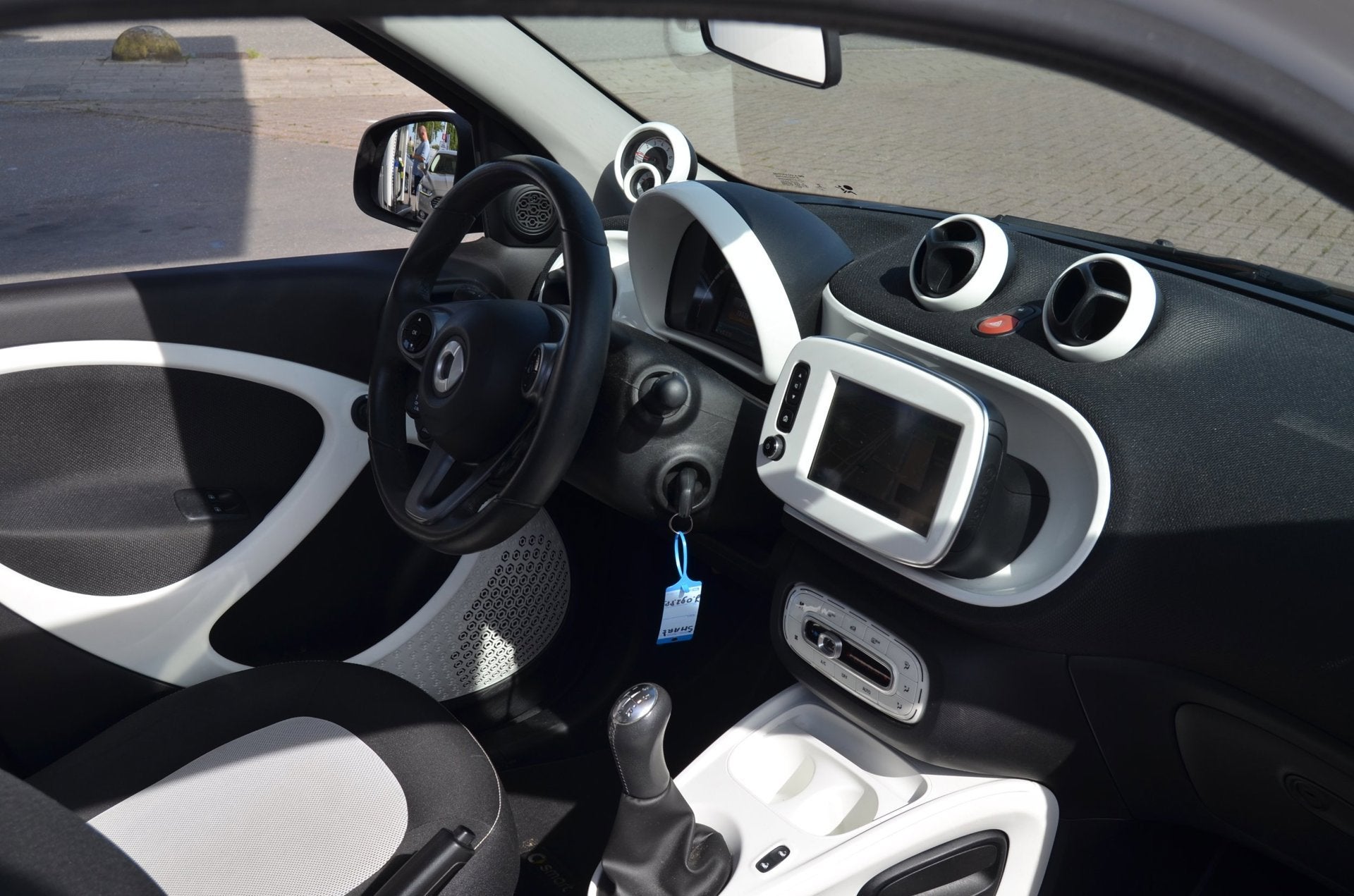 Smart Forfour 1.0 Proxy|CABRIO-DAK|STOELVERW.|NAVI|LM VELGEN, Auto's, Achterwielaandrijving, Gebruikt, Bruin, 4 stoelen
