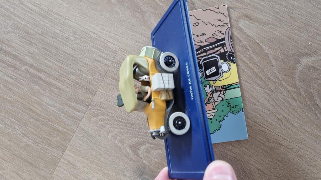 Kuifje in Afrika model auto, Ophalen of Verzenden