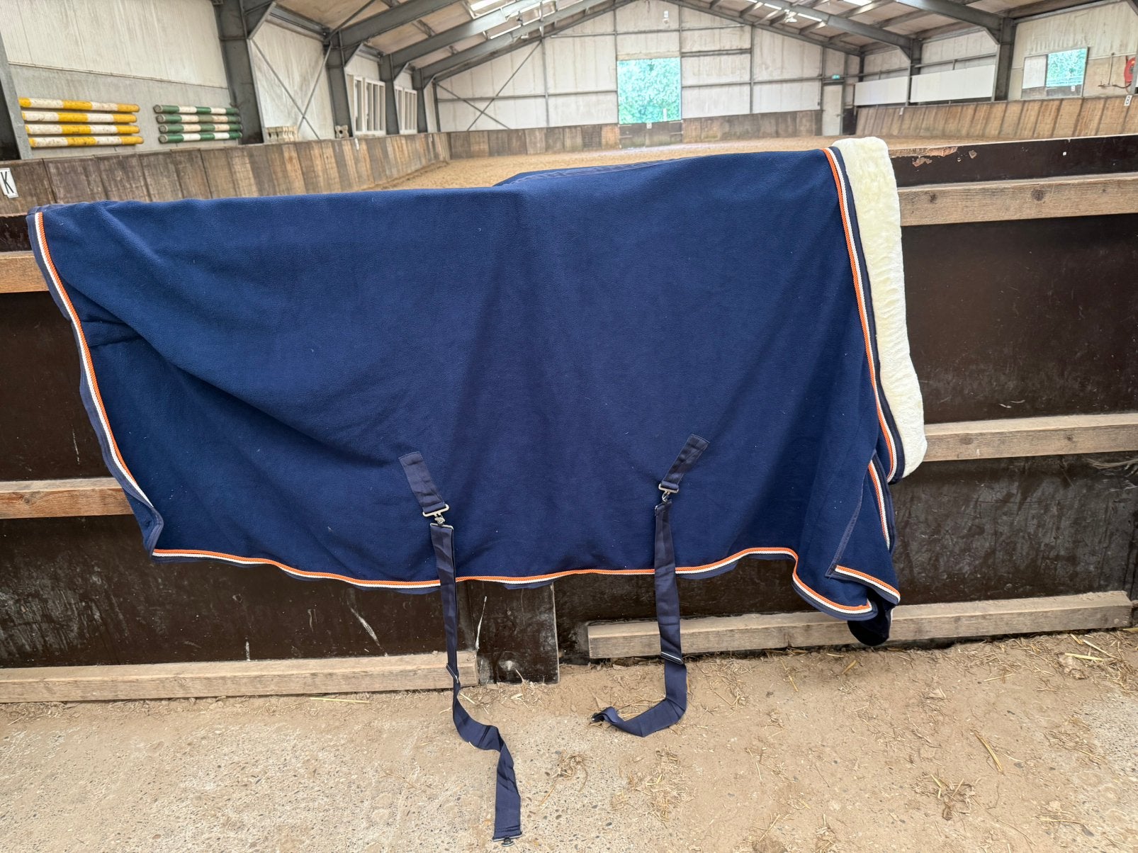 Zweetdeken 205 cm blauw, Dieren en Toebehoren, Zweetdeken, Zo goed als nieuw, Overige maten, Blauw