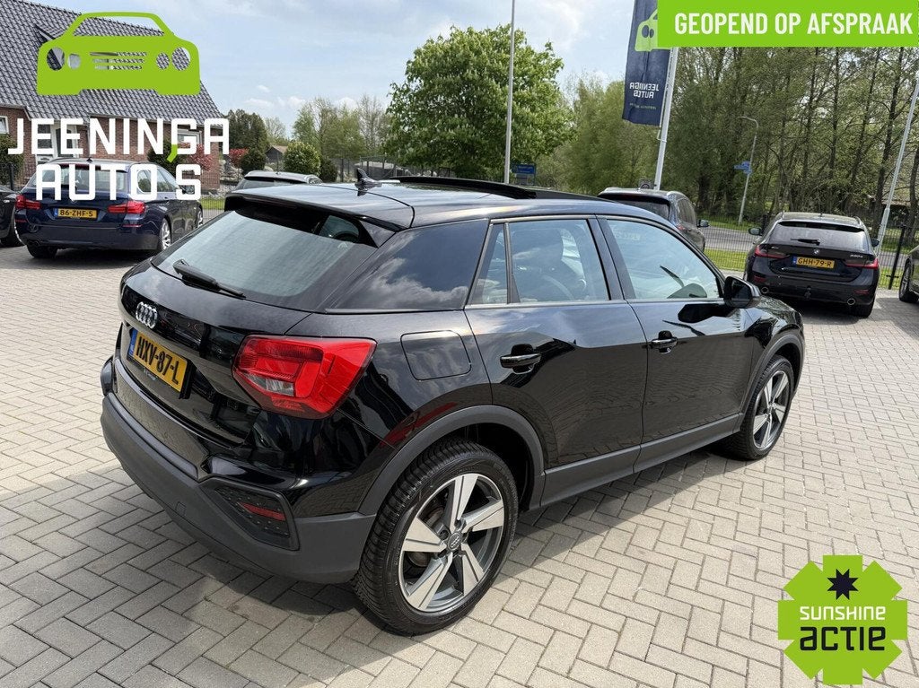 Audi Q2 35 TFSI Business Edition|S line|Navi|Pano|Clima|Stoe, Auto's, Audi, Stof, 4 cilinders, 150 pk, Zwart