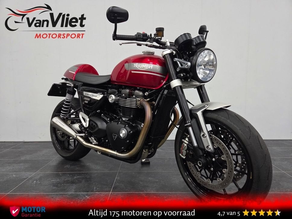 Prachtige Triumph Speed Twin 1200 + Opties.! bj 2025 2999km!, 2 cilinders, Bedrijf, Onbekend, Overig